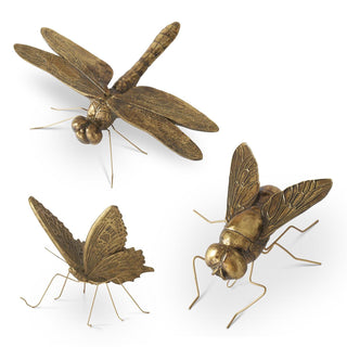 The Gold Insect - Choose Fly, Butterfly or Dragonfly