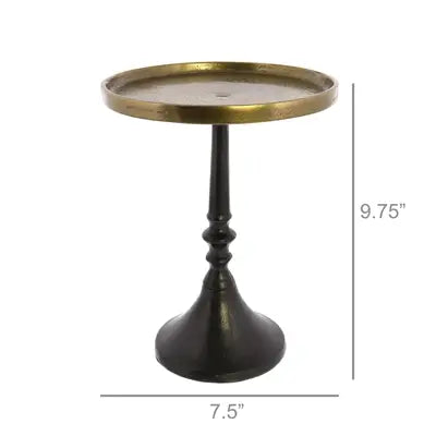 Reese Brass and Bronze Finished Pedestal Riser