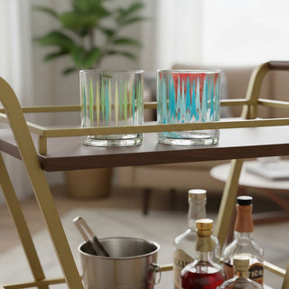 The Retro Party Glass - Choose Color