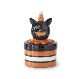 Retro Black Cat Canister
