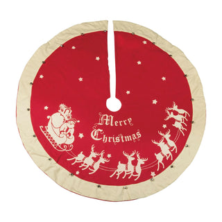 Retro Santa Tree Skirt