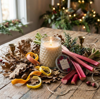 Greenleaf Rhubarb & Oak Signature Candle