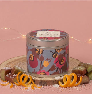 Greenleaf Rhubarb & Oak Tin Candle
