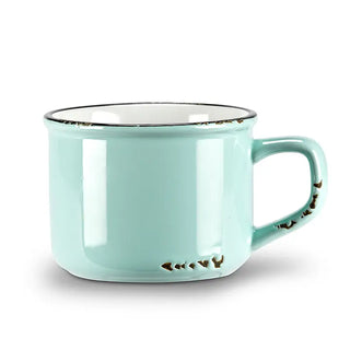 8oz Enamel Look Stoneware Mug - Choose From 5 Different Colors