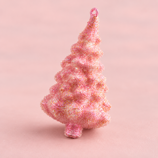 Glitterville Glass Dreamy Dewdrop Cedar Ornament - Choose Color