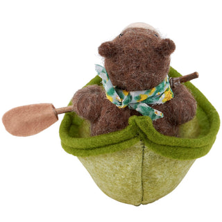 Felt Rowboat Bear