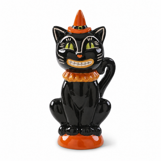 Retro-Inspired Halloween Ceramic Figure