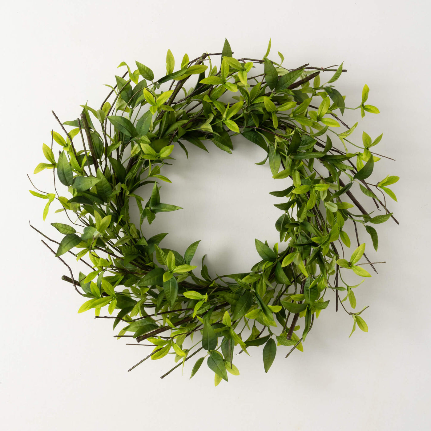 22.5" Ruscus and Twig Wreath