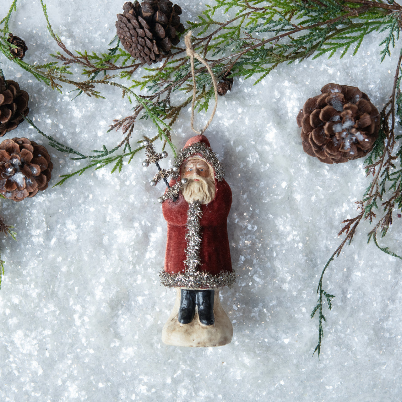 Belsnickel Santa Ornament - Russet