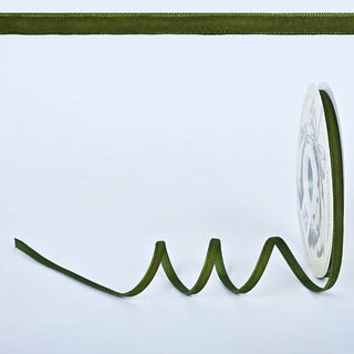 1/4" Velvet Finishing Ribbon - Choose Color