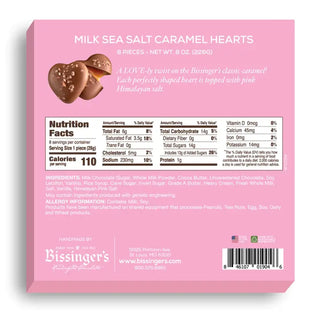 Bissinger's Milk Salted Caramel Hearts