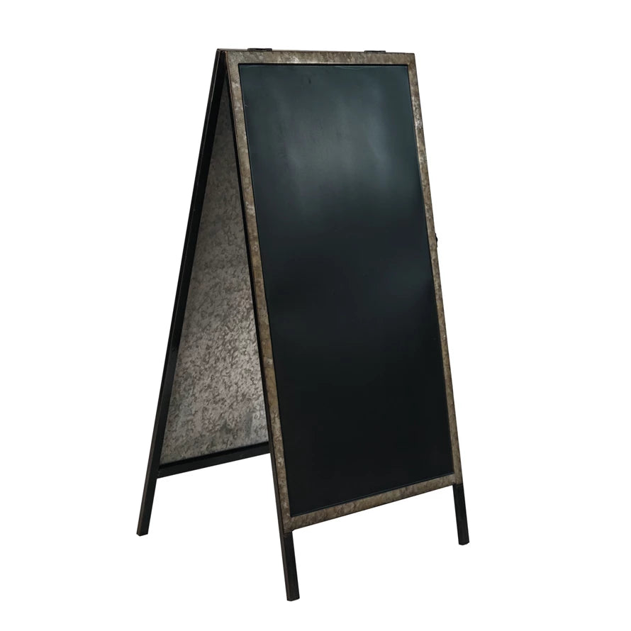 Galvanized Metal Sandwich Chalk Board