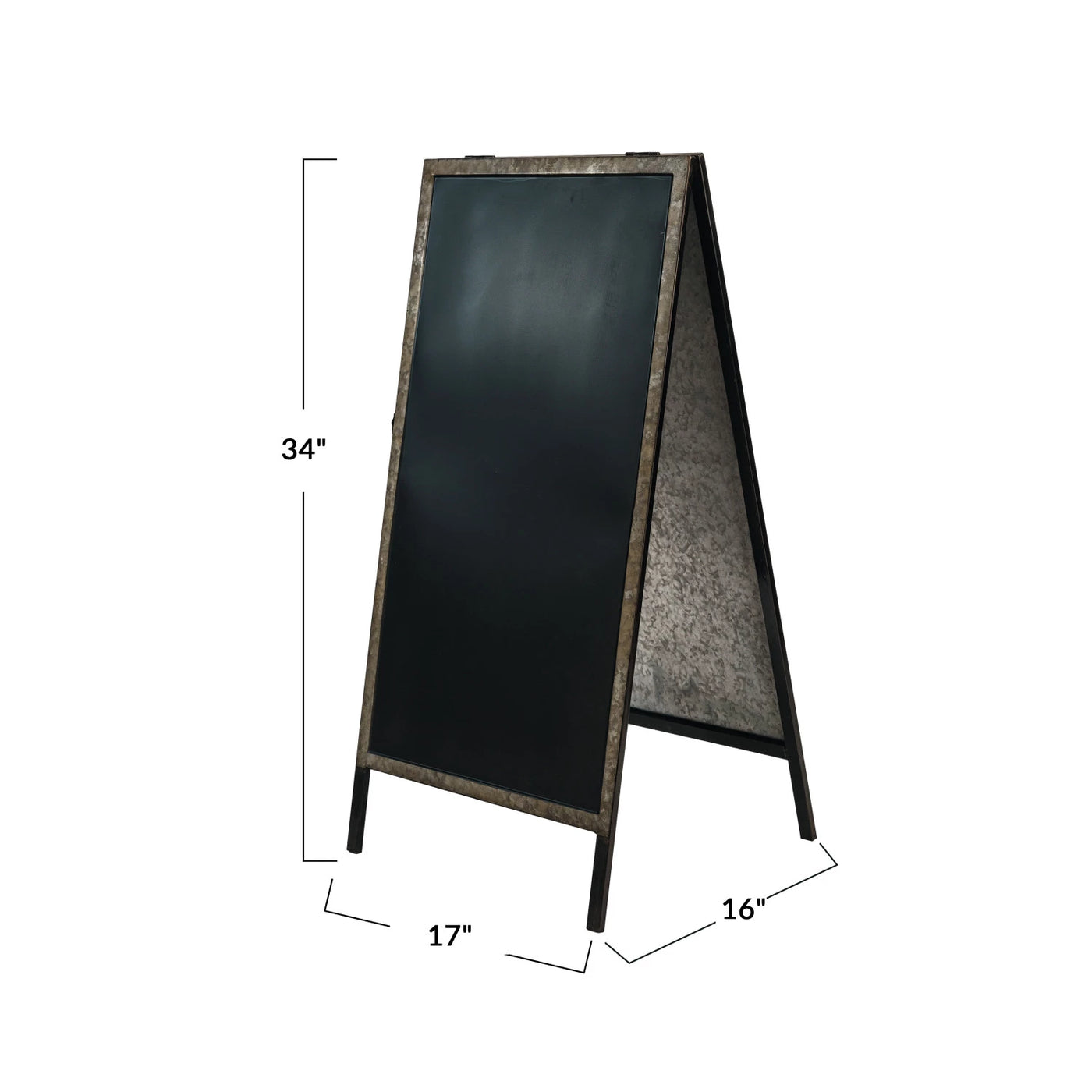 Galvanized Metal Sandwich Chalk Board