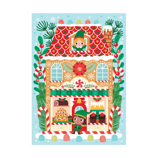 Santa's Bakery 130pc Puzzle Ornament