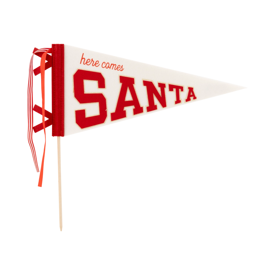 Santa North Pole Pennant - Choose Style