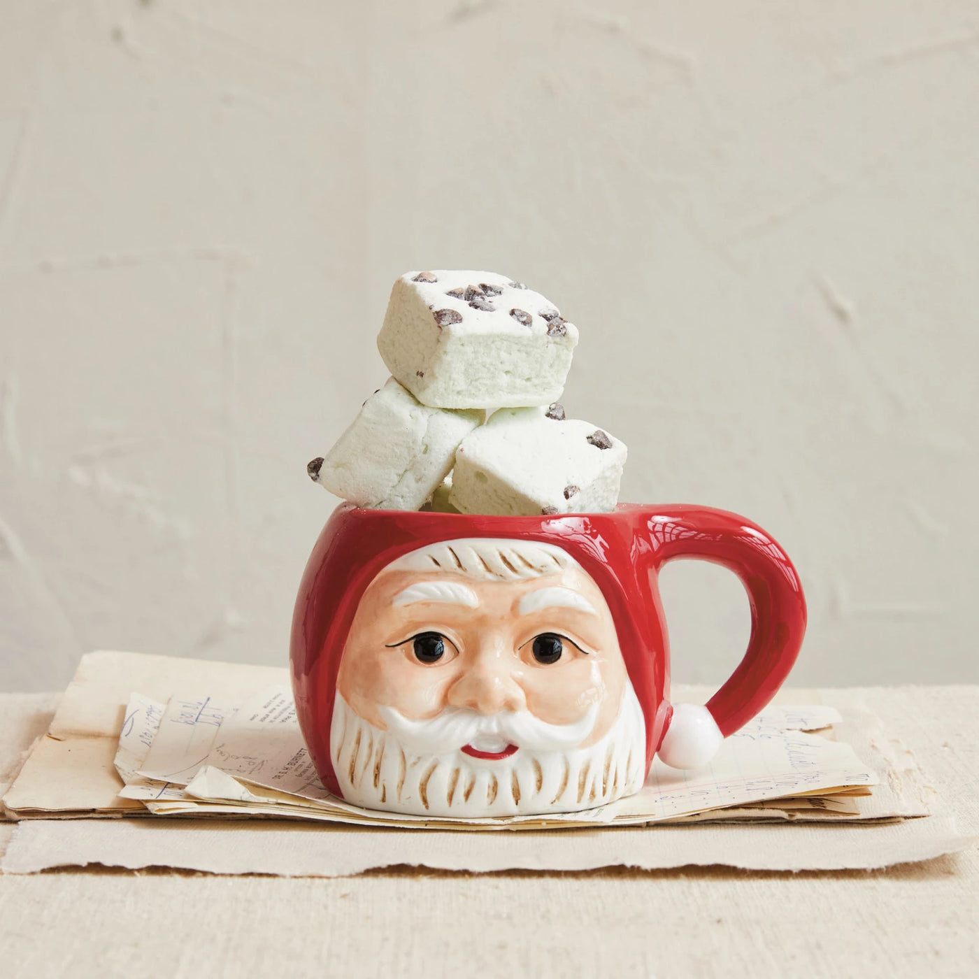 Vintage Style 14oz Santa Mug