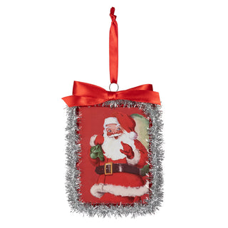 Classic Santa Postcard Ornament - More Coming Soon