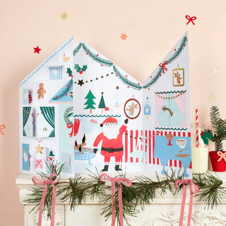 Santa's Cabin Sticker Advent Calendar