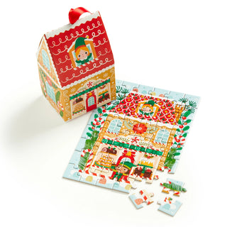 Santa's Bakery 130pc Puzzle Ornament