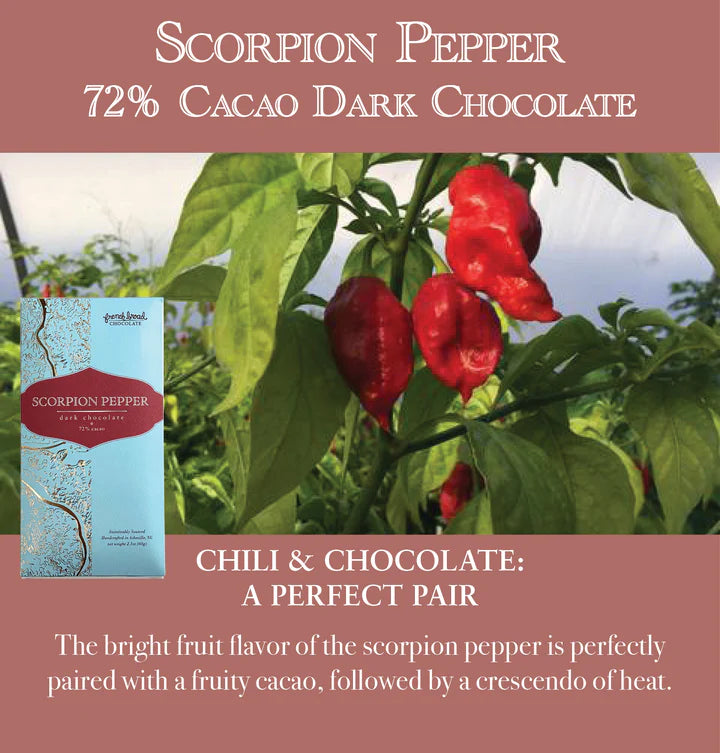 French Broad - Scorpion Pepper Dark Chocolate 72%