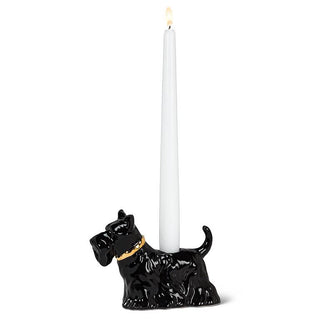 Scottie Dog Taper Candle Holder