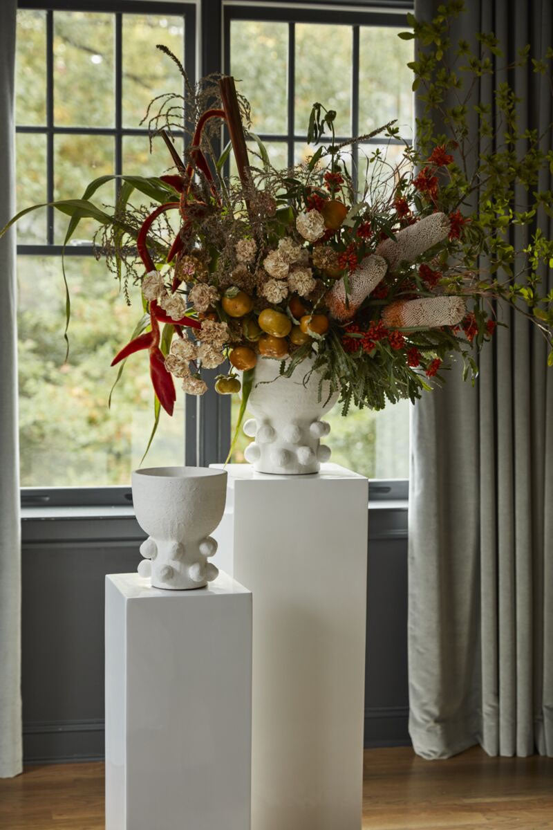 Sculptural Footed Vase - Choose Size