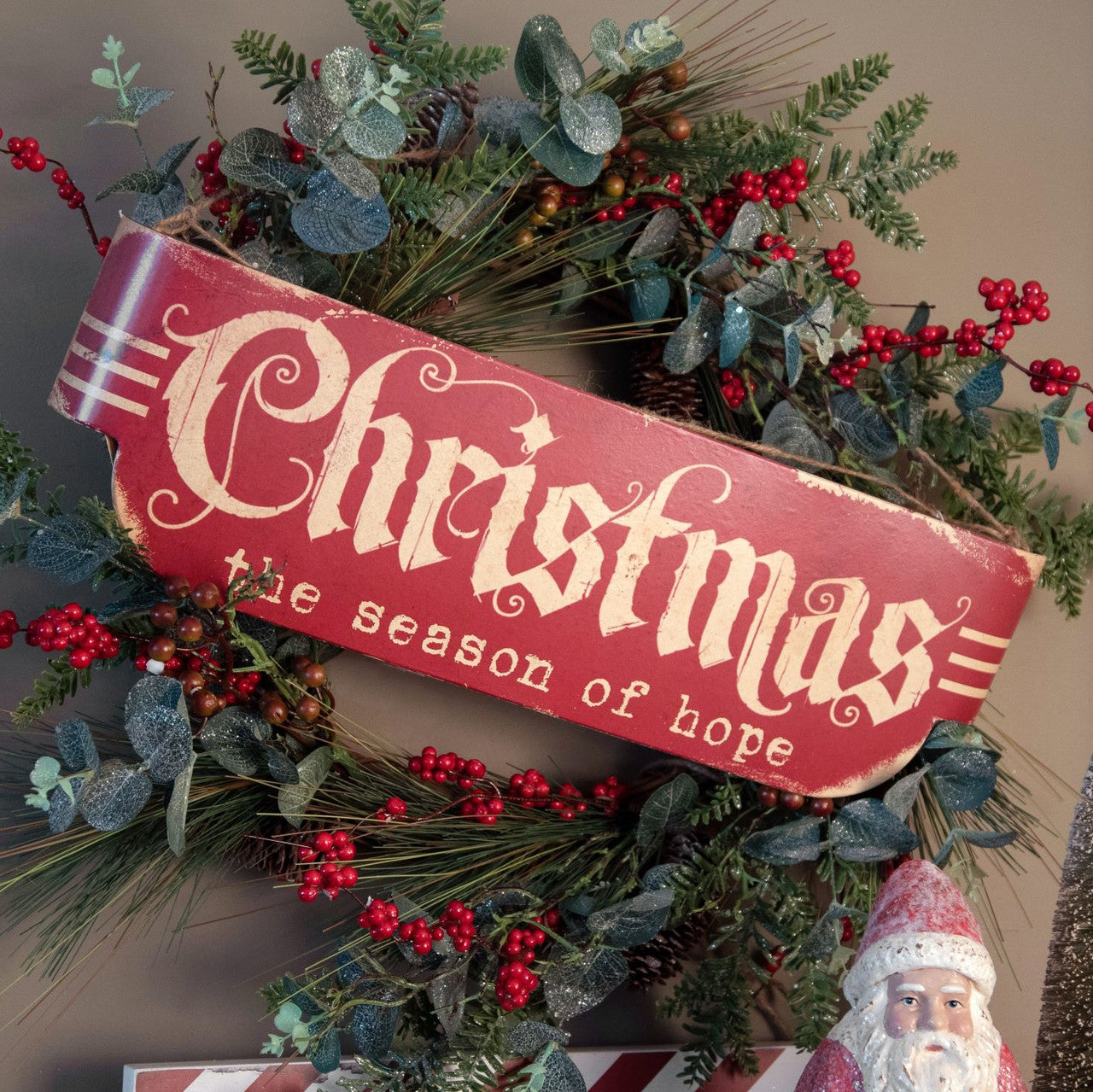 Season of Hope Wreath Sign