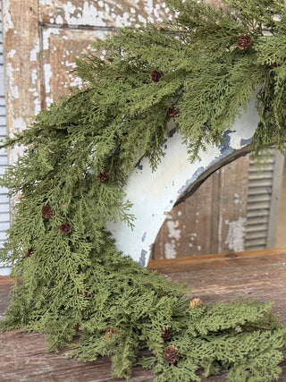 72" Sentiment Cedar Garland