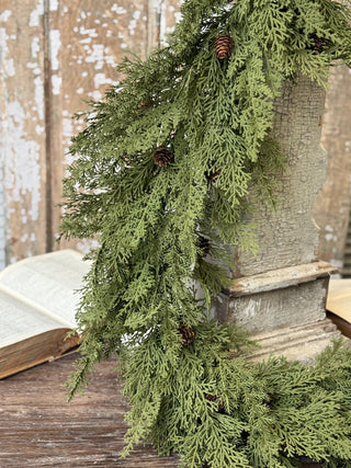 72" Sentiment Cedar Garland