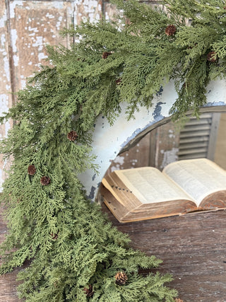 72" Sentiment Cedar Garland