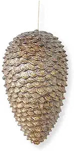 12" Antique Gold Shatterproof Pinecone