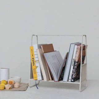 Textured Metal Counter Shelf Rack