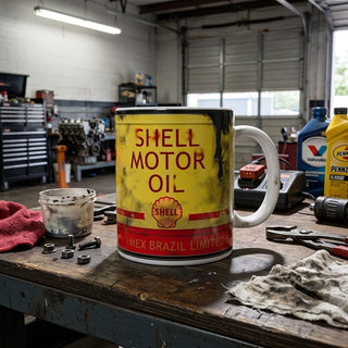 Shell Oil Can Mug