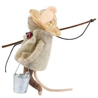 Fishing Felt Mouse