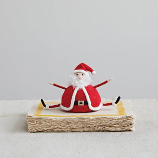 Whimsical Sitting Santa