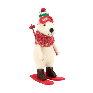 Felt Ski Goggles Bear