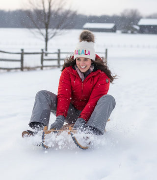 Fa La La Knit Pom Pom Hat