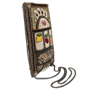 Mary Frances Payoff Beaded Slot Machine Crossbody Phone Bag