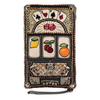 Mary Frances Payoff Beaded Slot Machine Crossbody Phone Bag