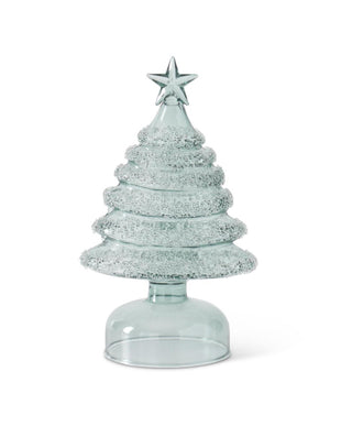 Sage Green Ice Glass Tree - Choose Size