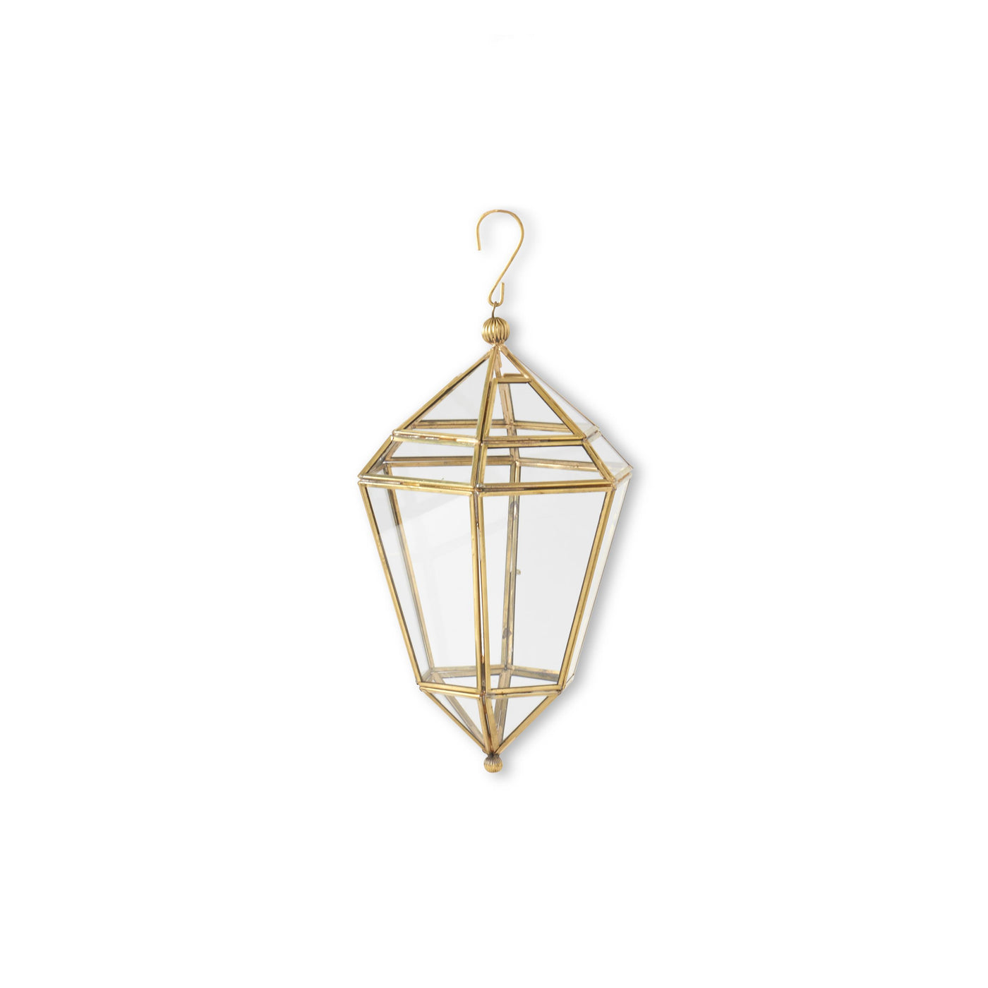 Hanging Gold Lantern - Choose From 3 Sizes