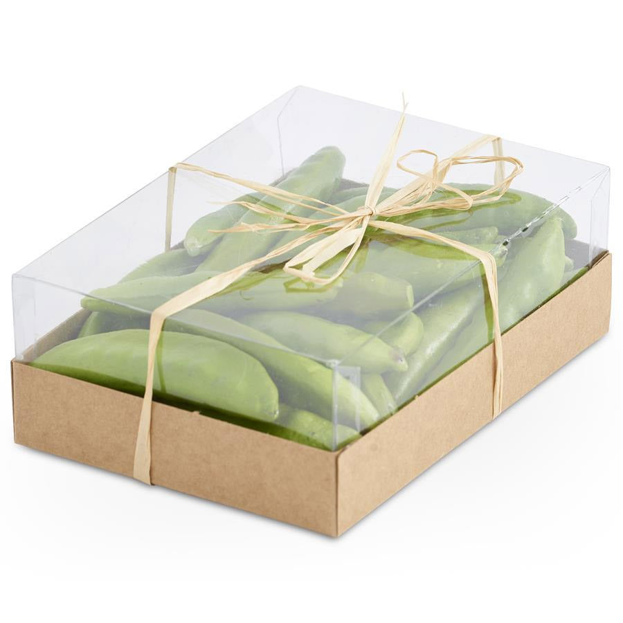 Box of 30 Faux Sugar Snap Peas Bowl Filler