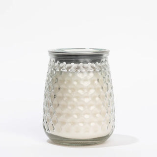 Greenleaf Shimmering Snowberry Hobnail Glass Signature Candle