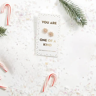 Your Are One Of A Kind Snowflake Earrings