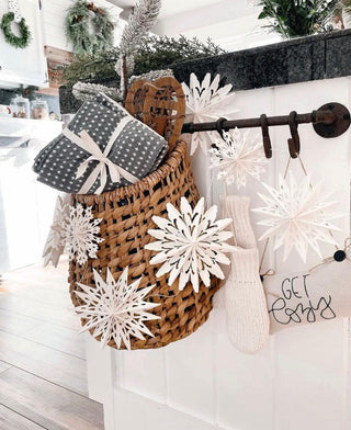 72" Paper Snowflake Garland