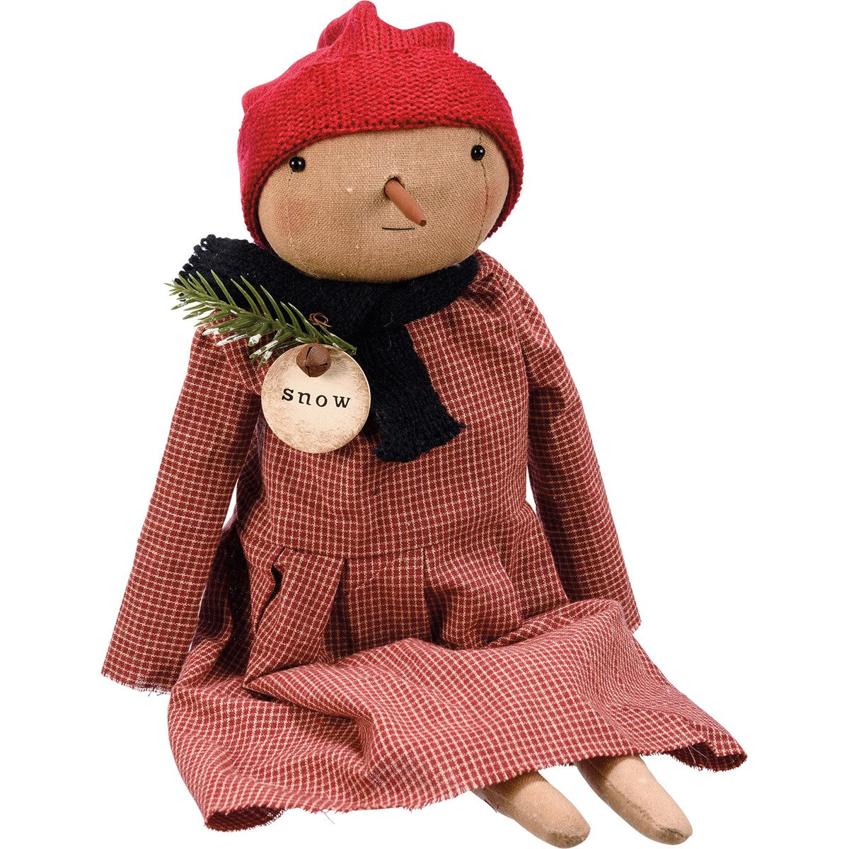 Primitive Style Winter Snow Girl - Sierra