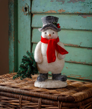14" Tabletop Vintage Style Snowman