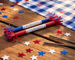 Sparklettes 8" -Sparklers - Celebrate Memorial Day and 4th of July