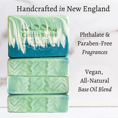 Spearmint and Eucalyptus Handmade Artisan Soap Bar