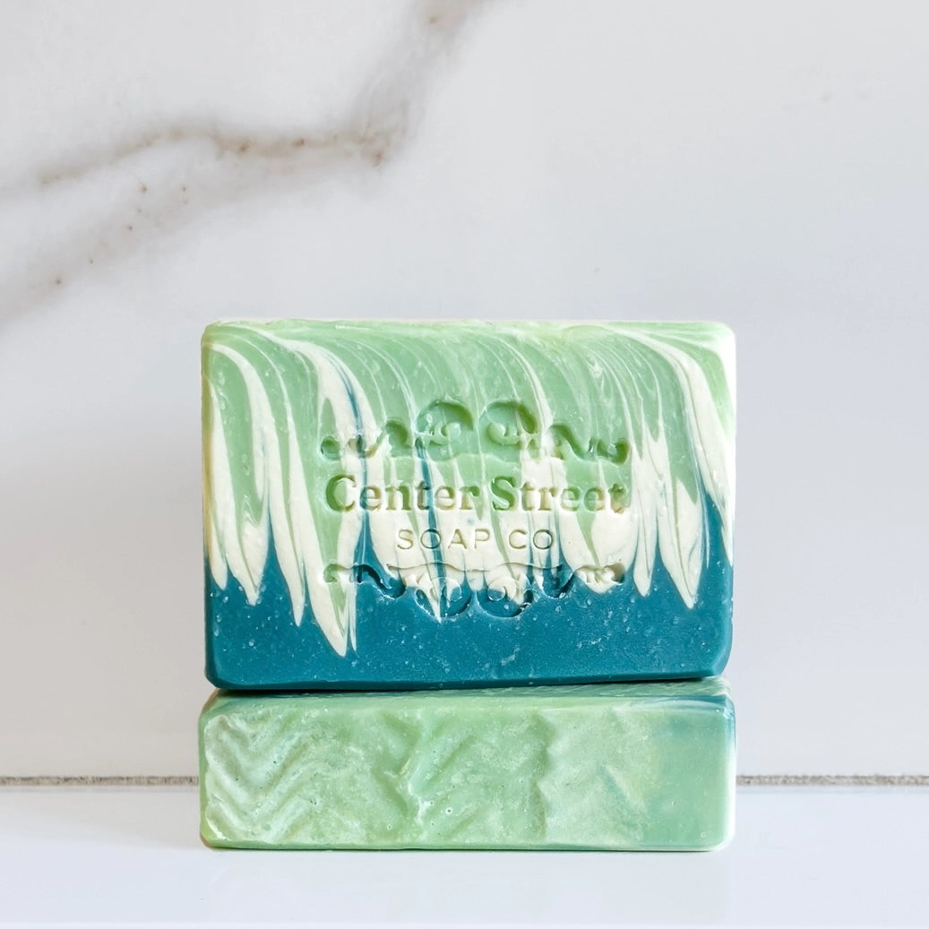 Spearmint and Eucalyptus Handmade Artisan Soap Bar